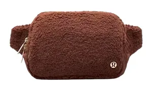 NWT LULULEMON BROWN 2L EVERYWHERE BELT BAG FUZZY. No longer available in stores thumbnail 1