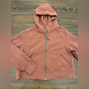 Lululemon Scuba Oversized Full-Zip XS Small Ancient Copper Sweatshirt Jacket thumbnail 1