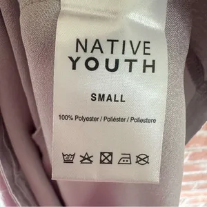 Native Youth Long Maxi Dress Silver Mismatched Buttons Women’s Small NEW thumbnail 10