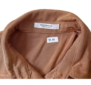 Pepper Mayo Color: Champagne Long Sleeve Crop Top Women's Size 4 | 37-39 thumbnail 4