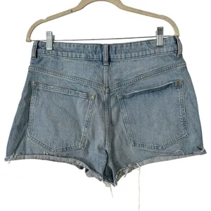 Madewell The Curvy Perfect Jean Shorts Foster Wash Women’s Size 31 Raw Hem thumbnail 5