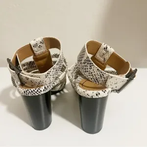VIONIC Sami Snakeskin Heels in Black and White‎ size 5 thumbnail 4