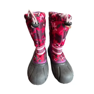 Sorel Womens Red Pink Floral Winter Rain Boots Size 4 SKU8111 thumbnail 4