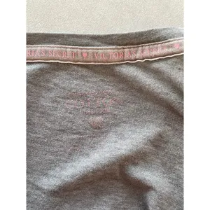 Women's Victoria's Secret Gray Pink Pajama Nightgown XS thumbnail 2