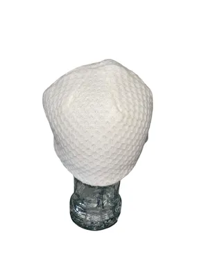 Betsey Johnson Winter Cloche hat Vintage Style Crochet Knit Beanie snow bunny thumbnail 6