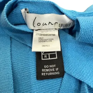 Louna Tie Back Top in Blue, Size S​ thumbnail 6