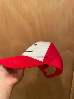 Pokémon VTG 90’s Ash Ketchum Embroidered Strap Back Hat Cap Charizard Pikachu! Has some dents no flaws thumbnail 2