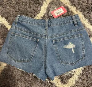 Denim Shorts Edikted Low-Rise thumbnail 2