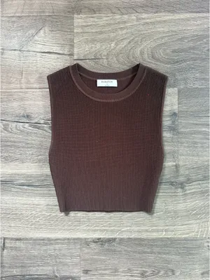 Aritzia Babaton Brown Tank Top thumbnail 3