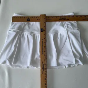 Lululemon Hit Your Stride Skirt White sz 8 , Skort, Tennis, Pickleball, Casual thumbnail 12