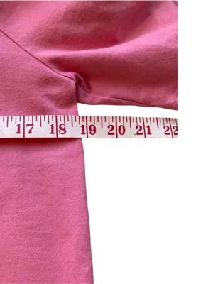 Kate Spade Pink Ruched Puff-Sleeve Short Sleeve Tee large thumbnail 9
