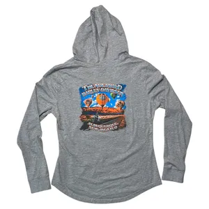 Harley Davidson Hooded T-Shirt Long Sleeve Hoodie Albuquerque NM Women's Large thumbnail 2
