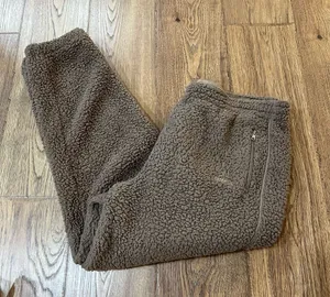 SKIMS Brown Sherpa Jogger Sweatpants Size XL thumbnail 1