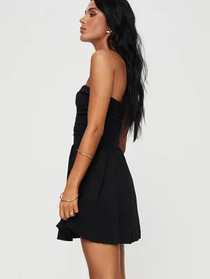 Princess Polly Black Mini Dress thumbnail 4