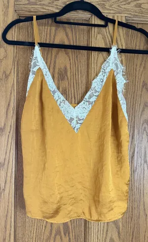 Urban Outfitters Lace Satin Tank thumbnail 1
