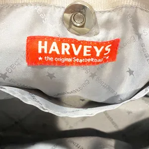 Harveys Seatbelt Beige Tote Shoulder Bag Champagne Color‎ Woven thumbnail 4