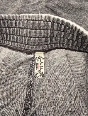 Free People Cozy Cool Girl Lounge Pants in a washed black grey finish XL thumbnail 5
