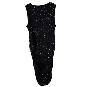 Allegra‎ K Party Dress Sleeveless Star Print Mini Dress Black XL thumbnail 8
