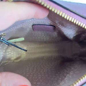 Kate Spade Newbury Lane Cammi Crossbody Bag‎ Leather Mauve Purple Camera Purse thumbnail 7