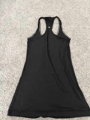 Lululemon black razor back tank top thumbnail 4