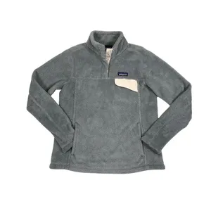 PATAGONIA Re-Tool Snap-T Fleece Pullover Women M Gray Outdoor Travel Timeless thumbnail 5