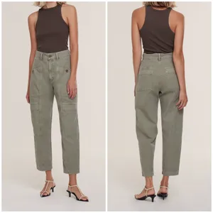 AGOLDE Kai Cargo Pants Edamame Surplus Green thumbnail 2