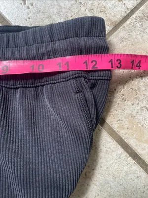 Lululemon Ribbed Softstreme Mid-Rise Pant Black thumbnail 14