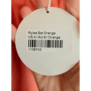 Princess Polly Maxi Skirt Women 4 Orange Rylee Satin Side Slit Formal Party‎ thumbnail 4