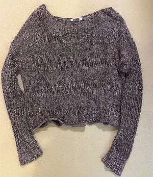 PINK purple sweater thumbnail 1