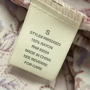No Comment Women’s floral smocked tie shoulder midi dress small thumbnail 10