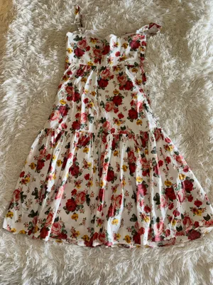 NEW HOUSE OF CB Elia Floral Sweetheart Neck Sundress Sz XL thumbnail 5