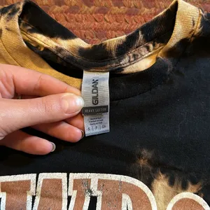 Cowboy & Rodeo Horseshoe Western Graphic Black Tie Dye Tee thumbnail 2