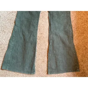 Free People We The Free Olive Green Corduroy Flare Pants Size 30 Flare thumbnail 5