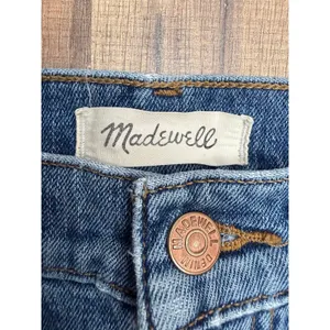 Madewell The Perfect Vintage Jean‎ Women's Sz 24 High Rise Raw Hem Denim thumbnail 5