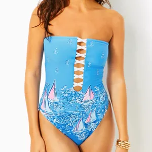 {Lilly Pulitzer} Brand New Novi Strapless One-Piece Swimsuit thumbnail 2