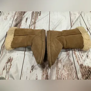BEARPAW LEATHER MID CALF‎ BOOTS thumbnail 8