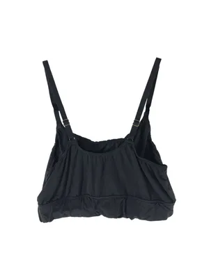 Natori Black Adjustable Strap Bralette With Elastic Hem Womens M thumbnail 2