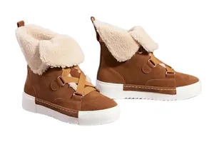 CECELIA NEW YORK Julie Wedge Sneaker Boots in honey 7.5 thumbnail 1
