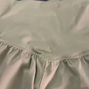 Aerie Lime Green Ruffled Skort size medium thumbnail 4