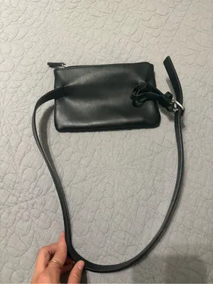 Calvin Klein Black Leather belt bag thumbnail 3