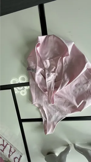 SKIMS Fits Everybody One Shoulder Bodysuit in Petal - Size S/M thumbnail 7