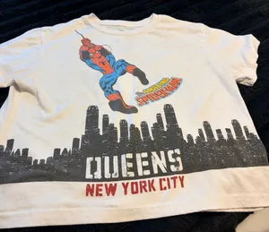 Marvel Spider-Man Graphic Tee - White, Blue, Red thumbnail 1