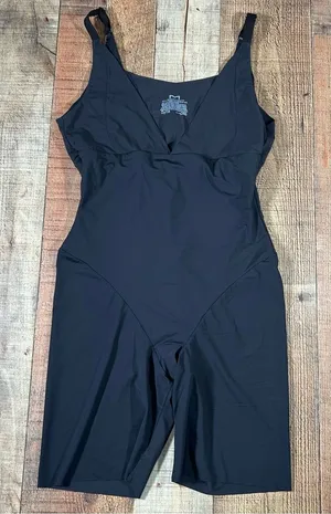 Maidenform Black Shapewear Bodysuit XL Classic Smoothing Cami Controlwear thumbnail 1