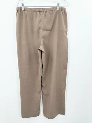 Abercrombie & Fitch Women's‎ Tan Menswear Pull-On Pant Size Medium thumbnail 2
