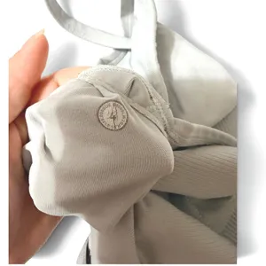 Lululemon Ebb to Street sports Bra white Minimalist Light Support size 4 thumbnail 4