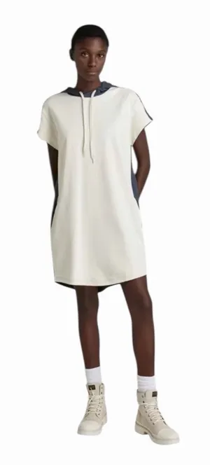 G-Star RAW Sobiru Hoodie Sweat Dress XS NWT Colorblock Short Sleeve Streetwear thumbnail 1