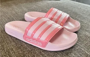 Pink Adidas Slides thumbnail 1