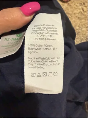 Women's J.Crew Navy Short Sleeve Pocket Tee Size M thumbnail 4