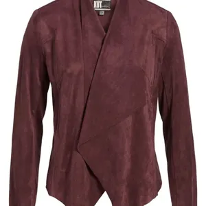 ✨ KUT FROM THE KLOTH Tayanita Faux Suede Jacket In Burgundy✨ thumbnail 6
