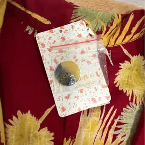 Free People Tropical Print Button Front Romper Size M New thumbnail 5